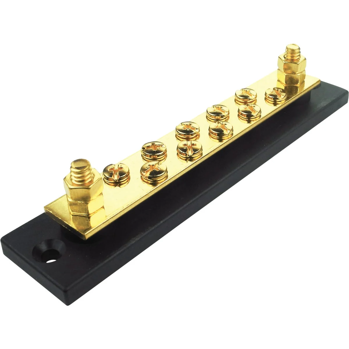 Modern Seachoice 10-Gang 1-1 4 In. x 5-3 4 In. Terminal Block Natural