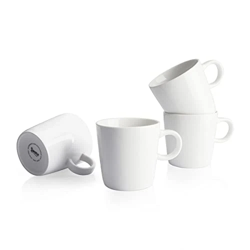 Reliable 5oz Porcelain Espresso Cups Set of 4 4 Count Functional