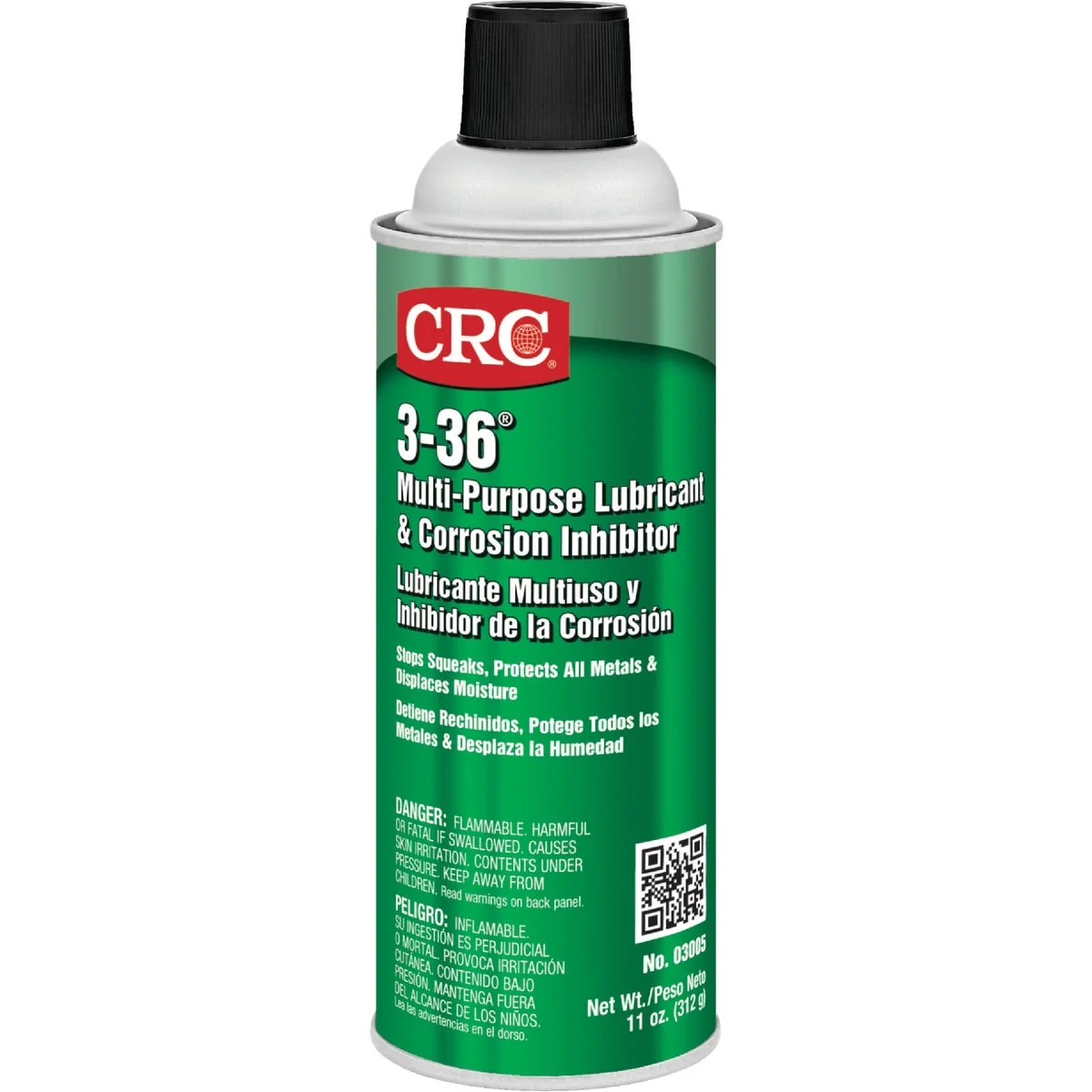 Trusted CRC Industrial 3-36 11 Oz. Aerosol Multi-Purpose Lubricant Top-Quality