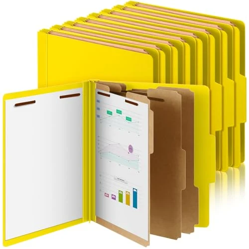 Organic 12 Pcs Classification Folder Letter Size Reusable