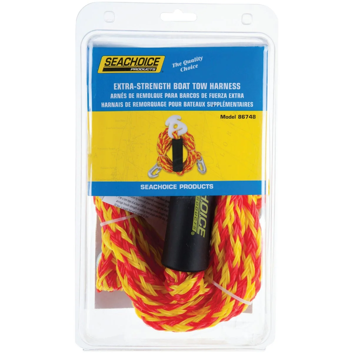 Proven Seachoice 12 Ft. L Extra-Strength Tow Harness Solid