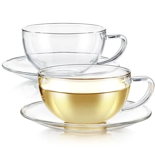 Optimized Kyoto Teacup and Saucer Set 2 2 Count Sophisticated