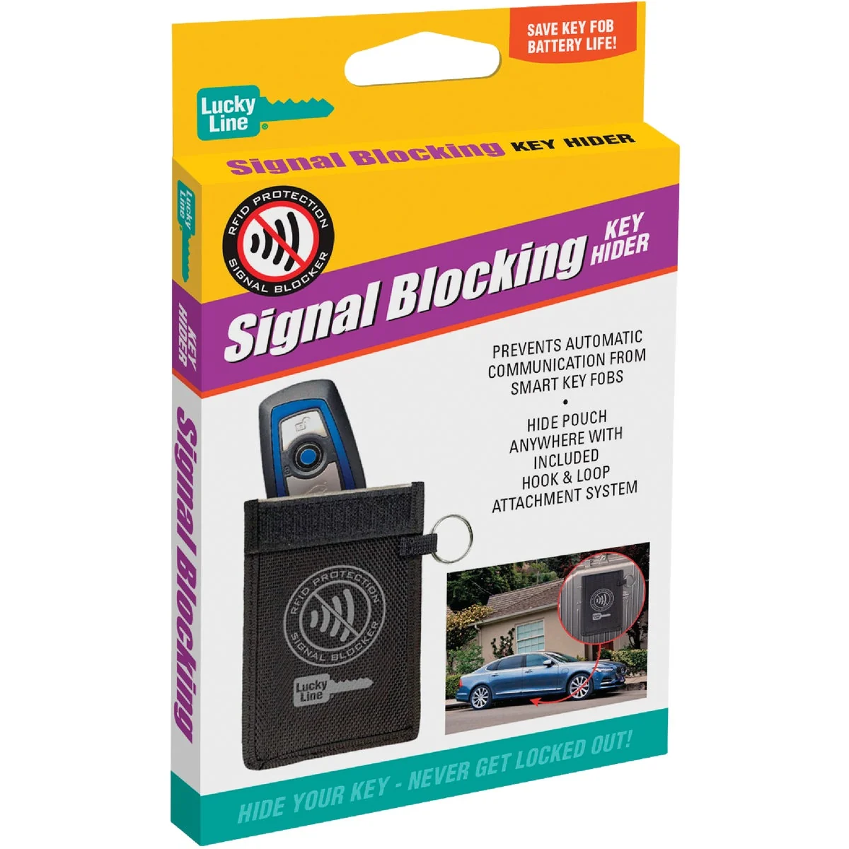 World-Class Lucky Line Signal Blocking Key Hider Proven