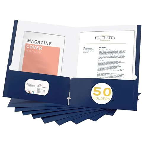 Pure File folders with Pockets 50 Count Easy-to-Use