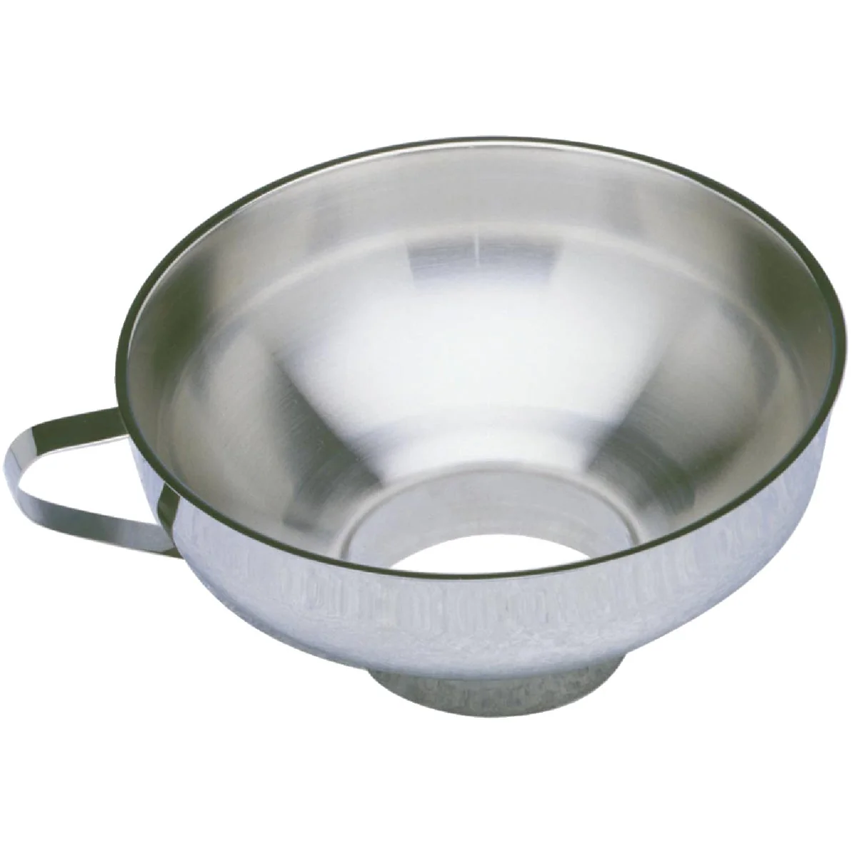 Responsible Norpro 4 Oz. Stainless Steel Wide Mouth Funnel with Handle Safe