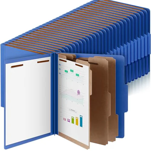 Elite 60 Pcs Classification Folder Letter Size Trendy