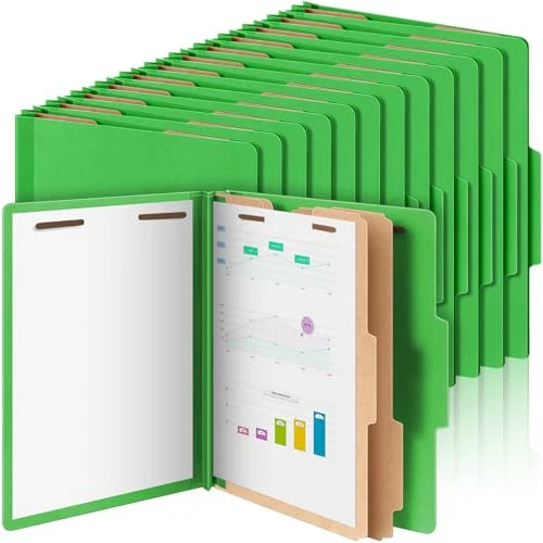 Premium 24 Pcs Classification Folders Letter Size Bulk 24 Count Original