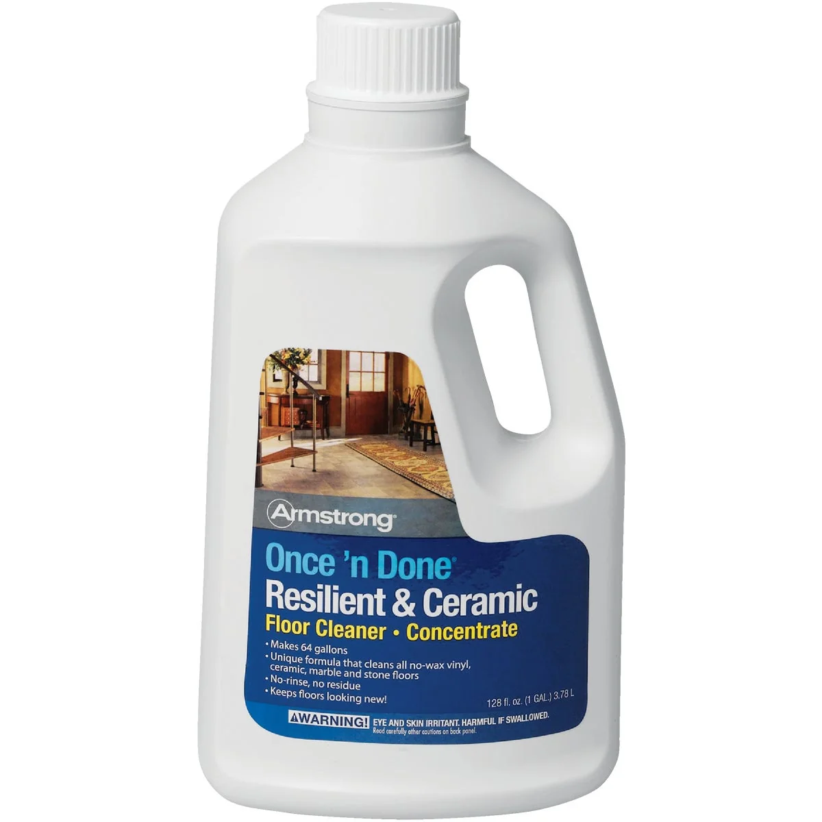 Contemporary Armstrong Once ‘N Done 1 Gal. Resilient Ceramic Floor Cleaner Concentrate Minimalist