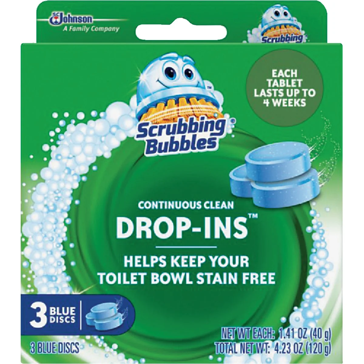 Outstanding Scrubbing Bubbles Vanish Continuous Clean Drop-Ins Automatic Toilet Bowl Cleaner 3-Pack Organic