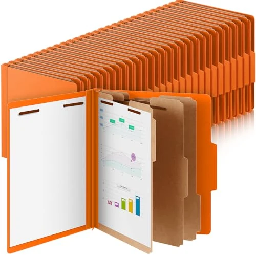 Easy-to-Use 72 Pcs Classification Folder Letter Size 72 Count Long-Lasting