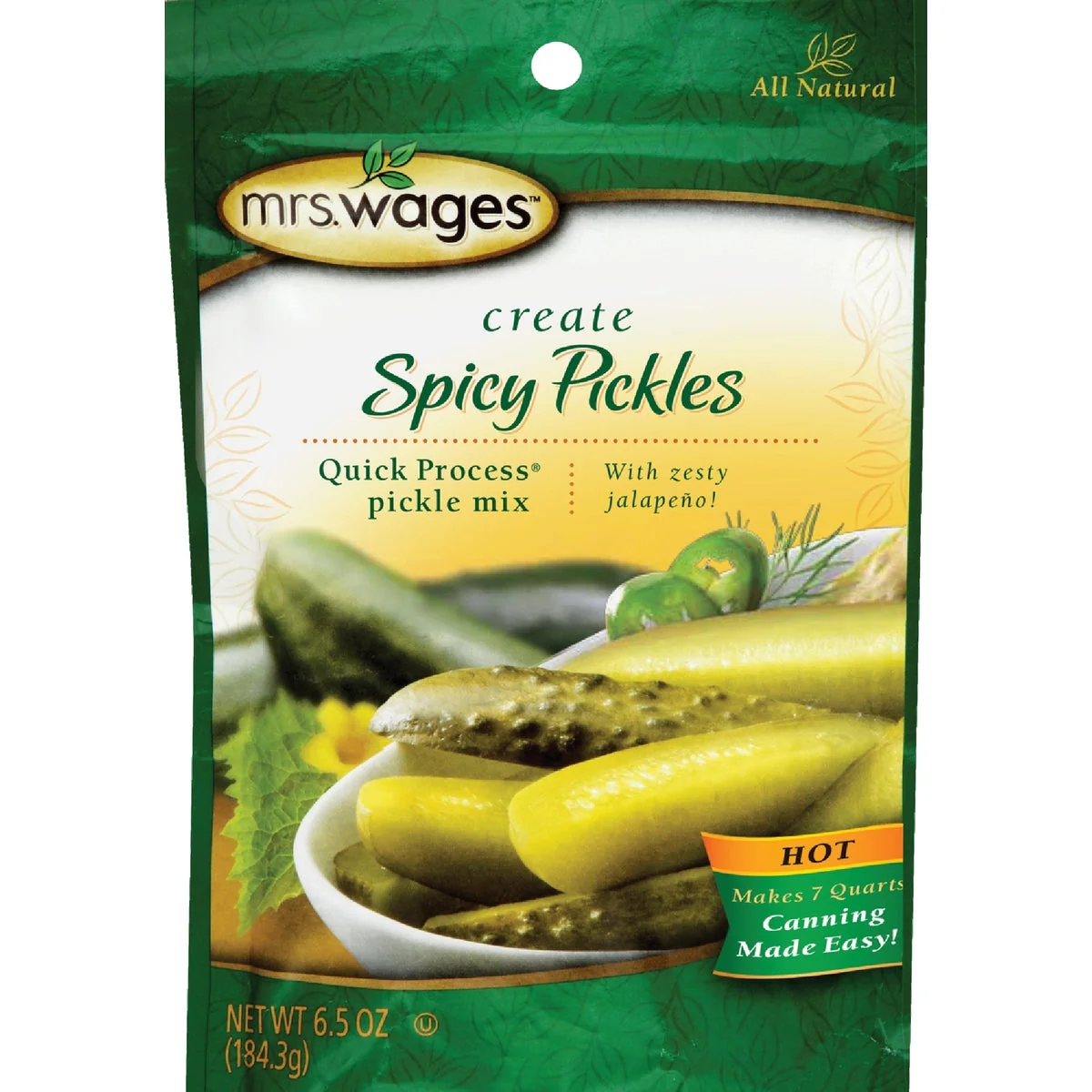 Elite Mrs. Wages Quick Process 6.5 Oz. Hot Spicy Pickling Mix Exceptional