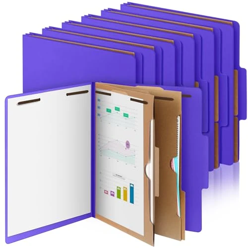 Environmentally Friendly 12 Pcs Skyygemm Classification Folder Letter Size 12 Count Natural