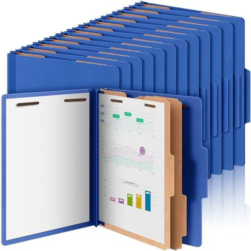 Fine 24 Pcs Classification Folders Letter Size Bulk 24 Count Classic