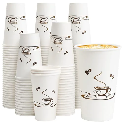 Advanced 180 Pack 16 oz Coffee Cups 180 Count Smart