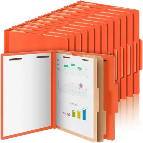 Breathable 24 Pcs Classification Folders Letter Size Bulk 24 Count Next-Generation
