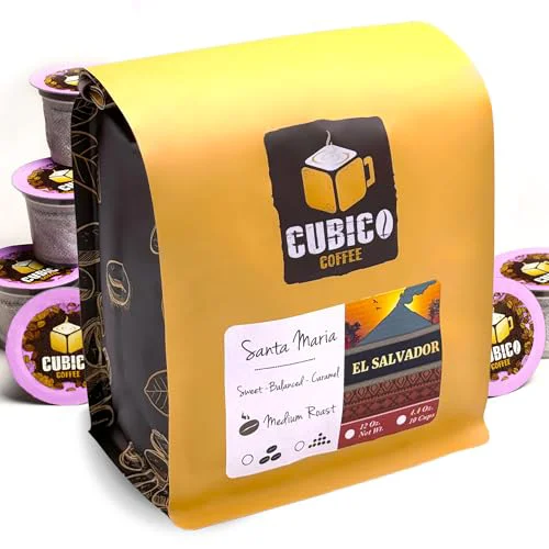 Convenient Medium Roast El Salvador Single Origin Coffee Pods 10 Count World-Class