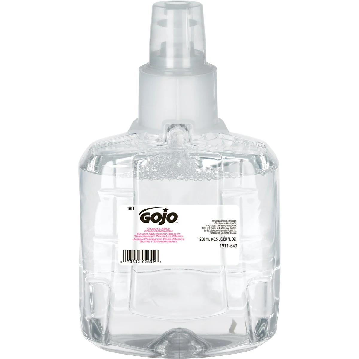Contemporary GOJO LTX-12 Clear Mild 1200mL Foam Handwash Refill 2-Pack Smooth