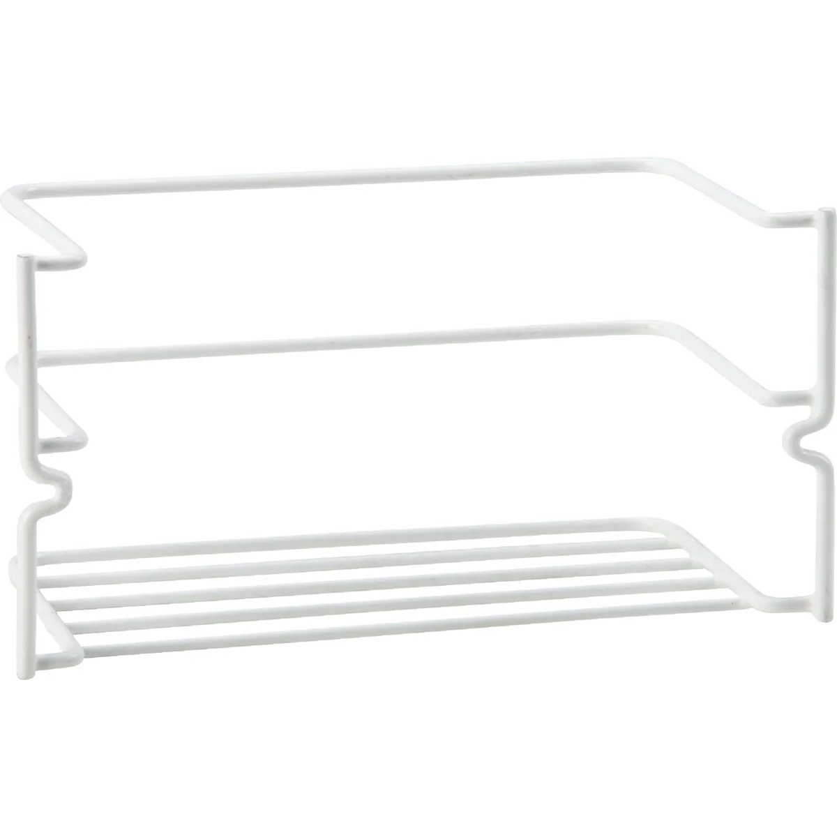 Classic Grayline White Handy Caddy Cabinet Rack Detailed