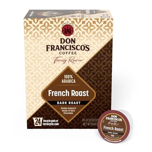 First-Class French Roast Single Serve Coffee Pods 24 Count Traditional
