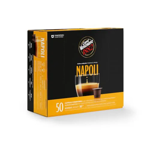 Healthy Caffe Vergnano Napoli Espresso Pods 50 Count User-Friendly