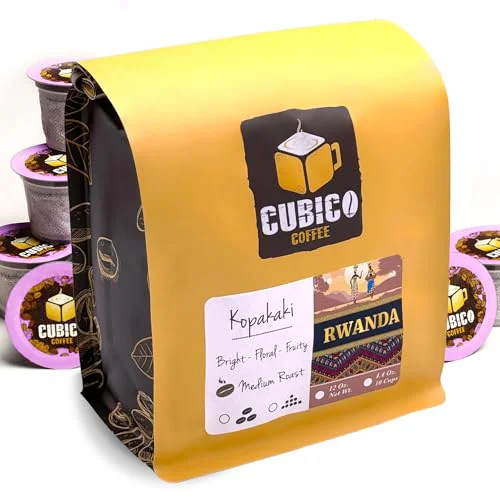 Elegant Medium Roast Rwanda Kopakaki Single Origin Coffee Pods 10 Count Original Design