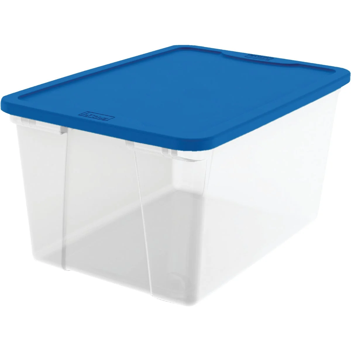 Clean Homz 56 Qt. Clear Storage Tote Soft