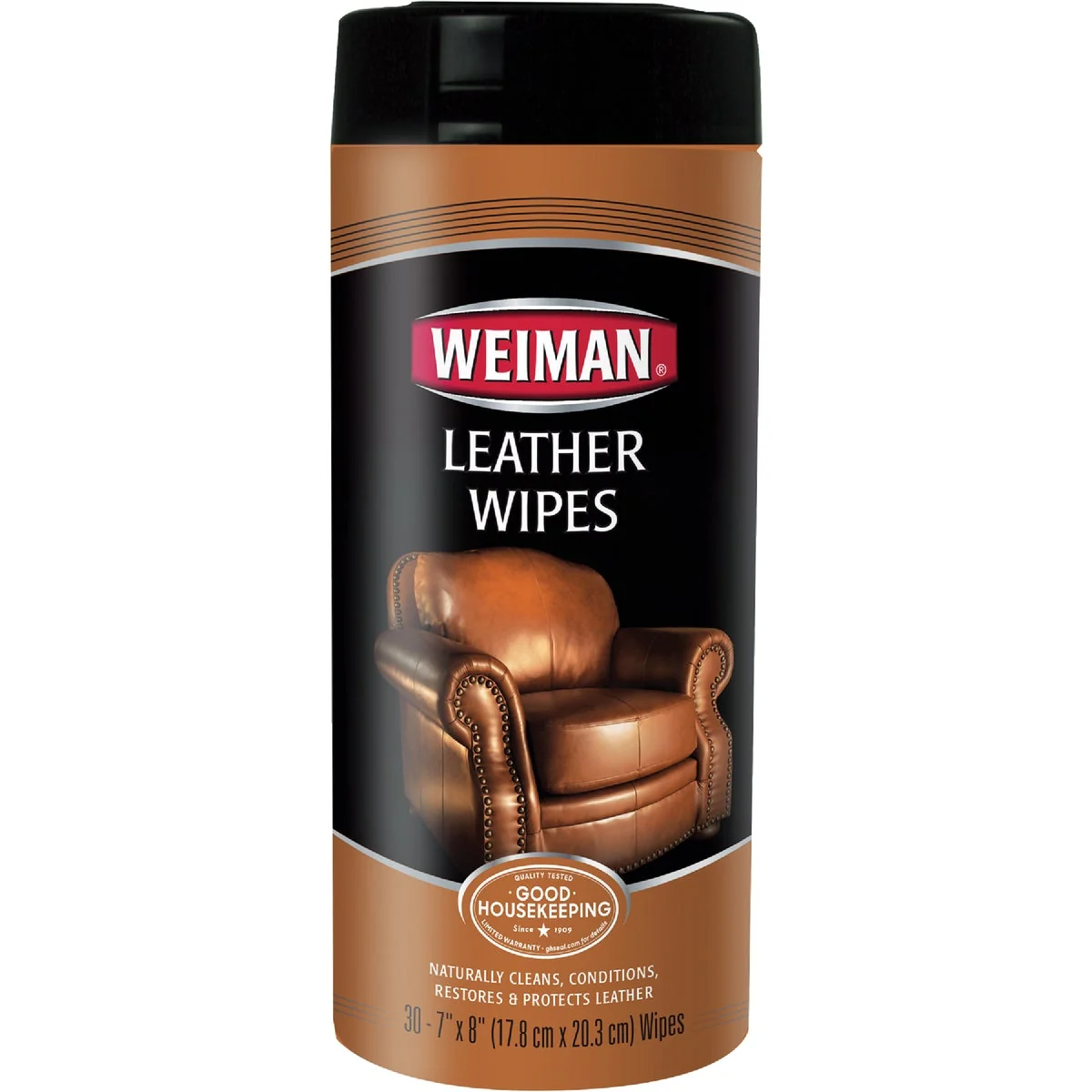 Refined Weiman Leather Care Wipes 30-Count Elegant