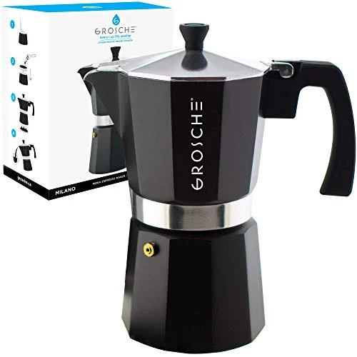 Safe Milano Stovetop Espresso Maker Moka Pot 12 espresso Cup Fashionable