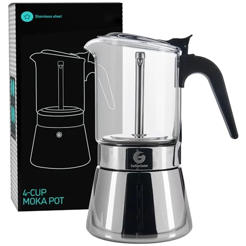 Selected 4 Cup Moka Pot 4 Count Classic