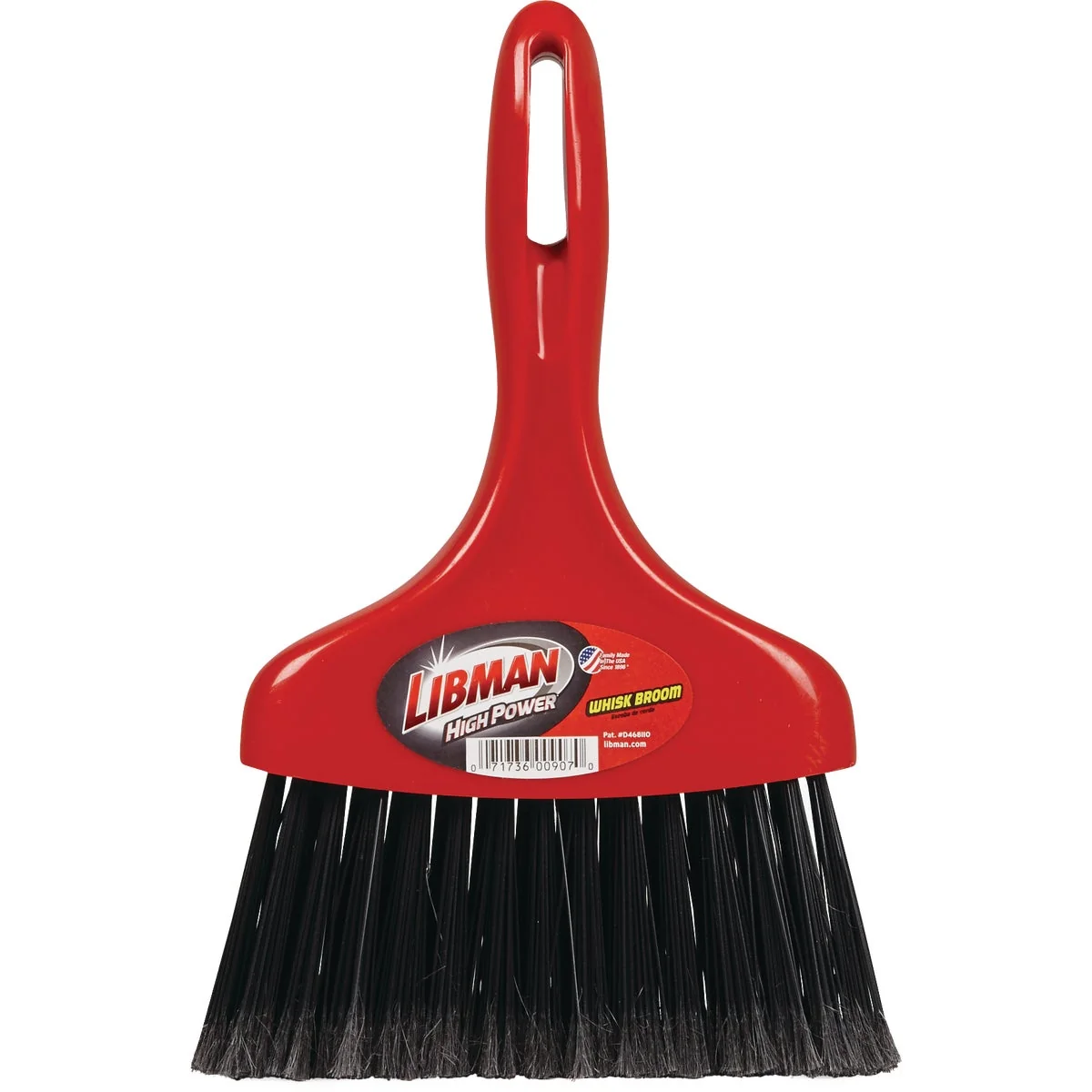 Traditional Libman 8 In. Poly Whisk Broom Black Bristles Responsible