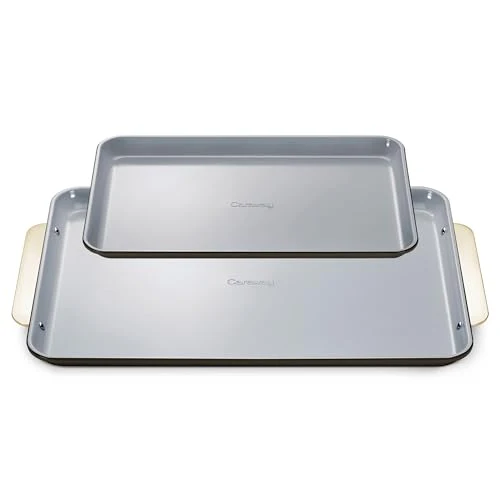 Sophisticated Non Stick Ceramic Baking Sheet Duo 2 Count Versatile
