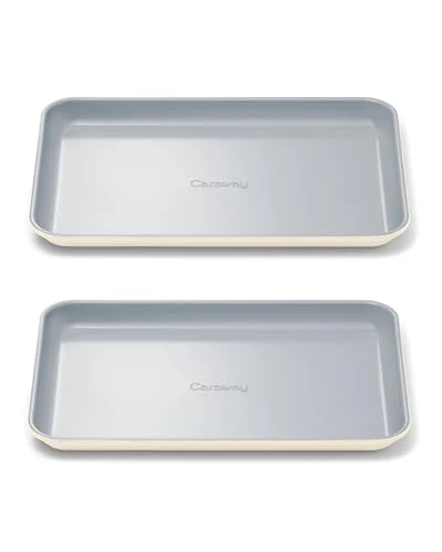 Luxury Non Stick Ceramic Small Baking Sheet Duo 2 Count Versatile