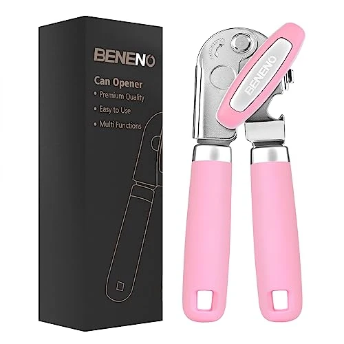 User-Friendly Heavy Duty Hand Can Opener Manual with Magnet Lid Remover Sophisticated