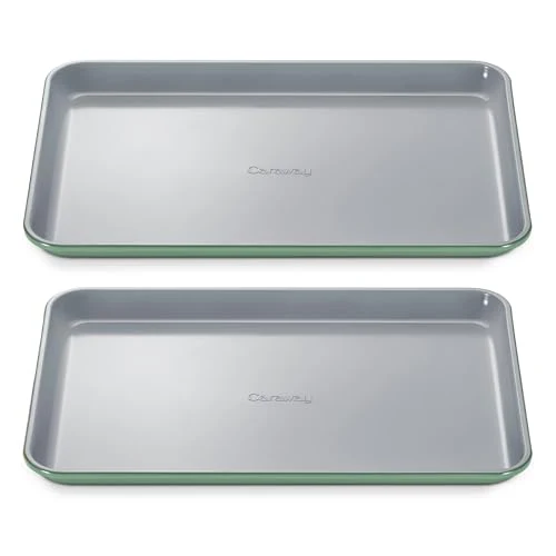 Contemporary Non Stick Ceramic Medium Baking Sheet Duo 2 Count Breathable