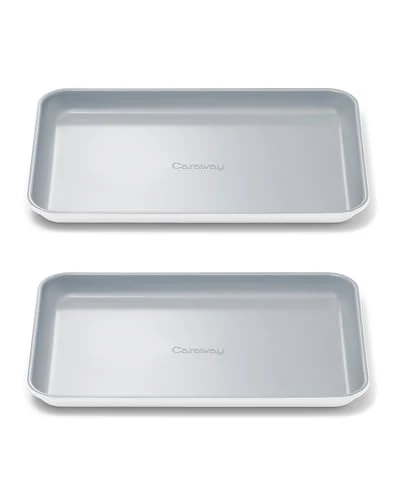 High-Quality Non Stick Ceramic Small Baking Sheet Duo 2 Count Outstanding