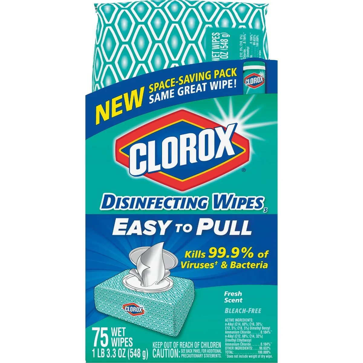 Optimized Clorox Fresh Scent Disinfecting Cleaning Wipes Flexpack 75-Count Stylish