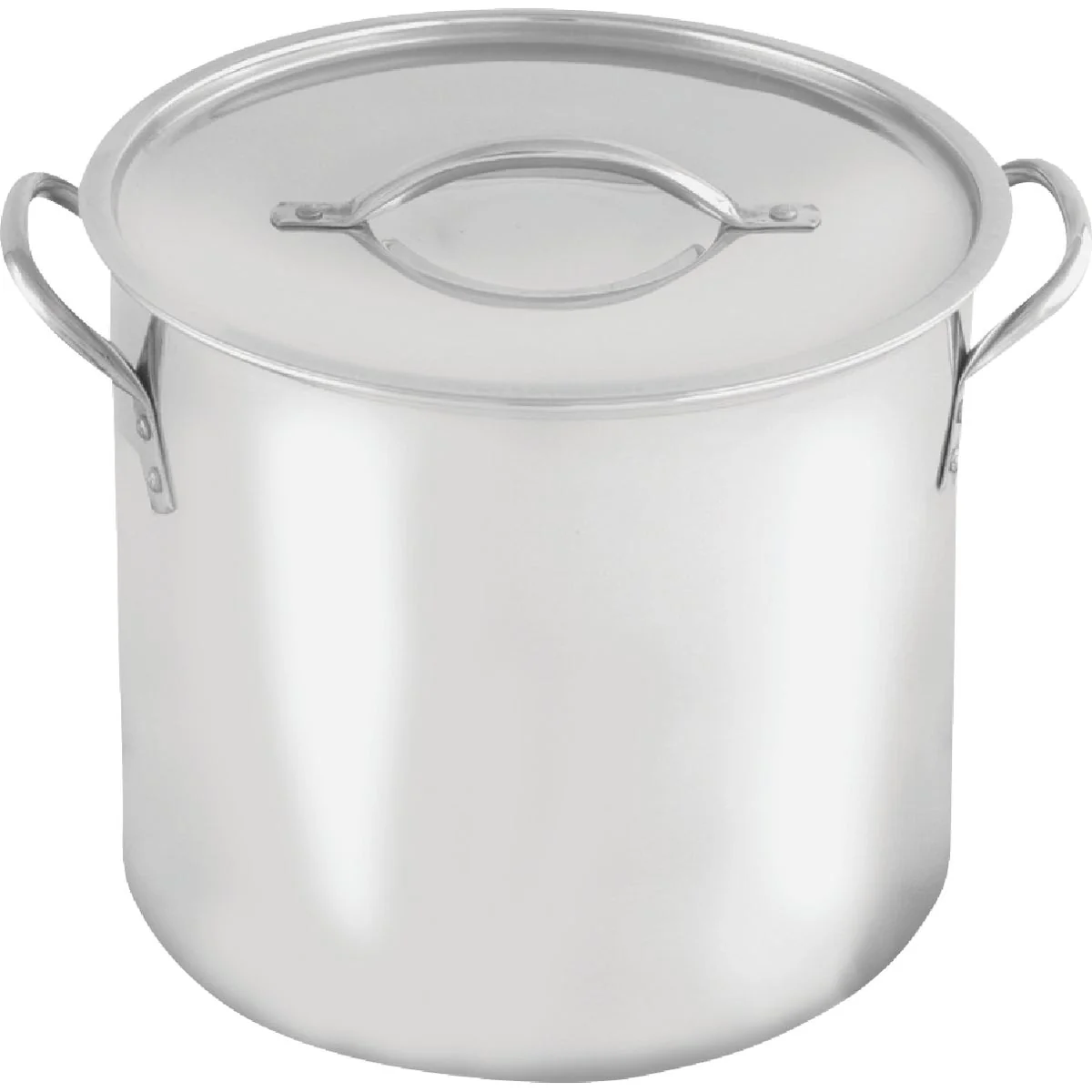 Authentic McSunley 12 Qt. Polished Stainless Steel Stockpot Functional