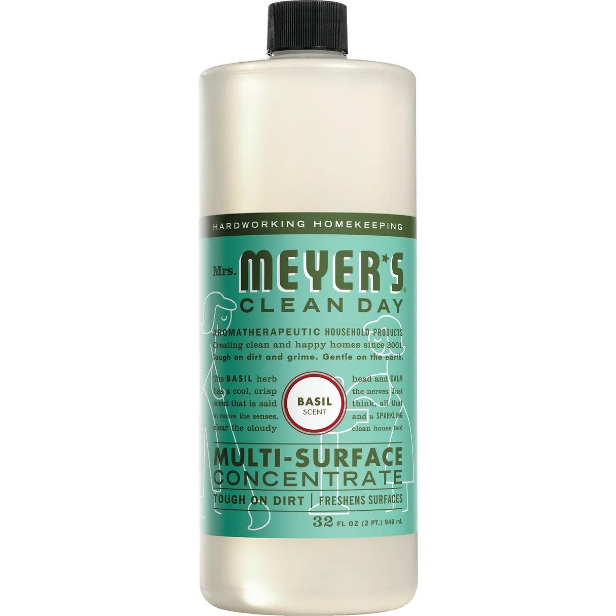 Modern Mrs. Meyer’s Clean Day 32 Oz. Basil Multi-Surface Concentrate Innovative