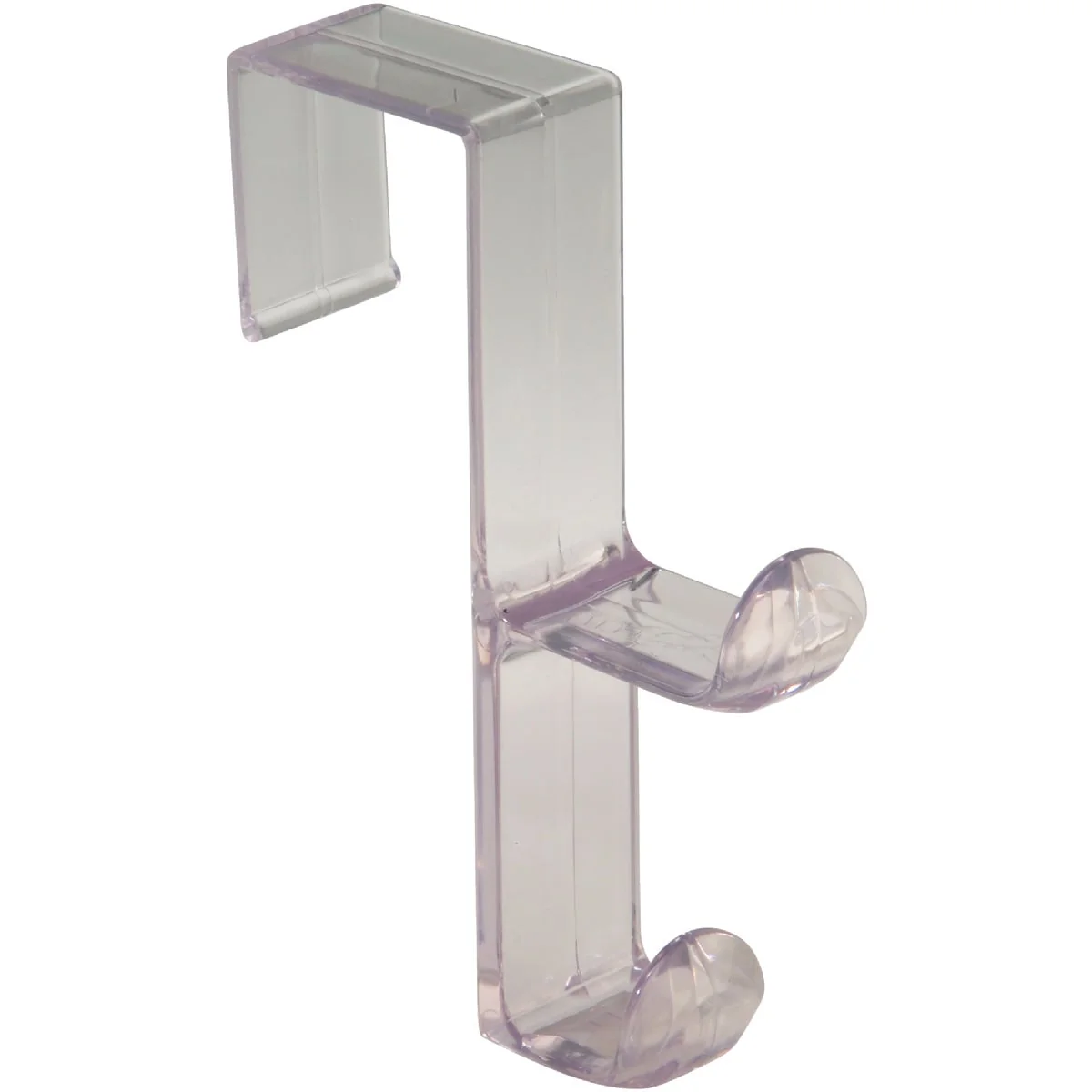 Practical InterDesign Plastic Clear 1 In. Over-the-Door Hook Traditional