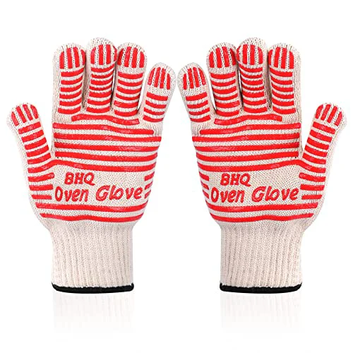 Trusted Oven Gloves Oven Mitts Heat Resistant Oven Mitts with Fingers 2 Count Easy-to-Use
