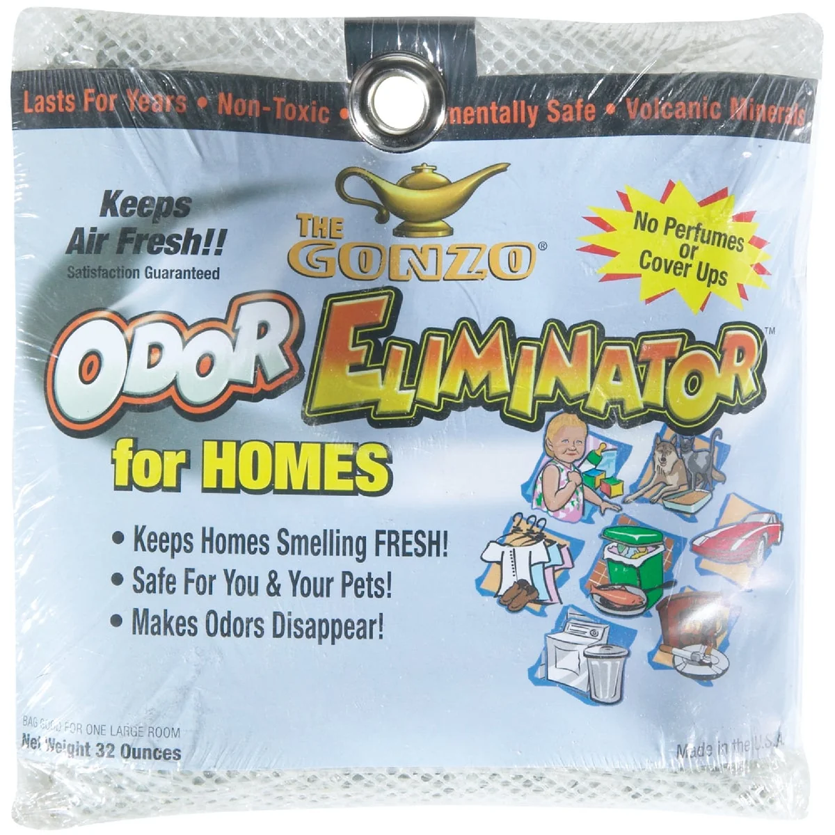 Unique Gonzo Odor Eliminator 32 Oz. Scent Solid Air Freshener Quality