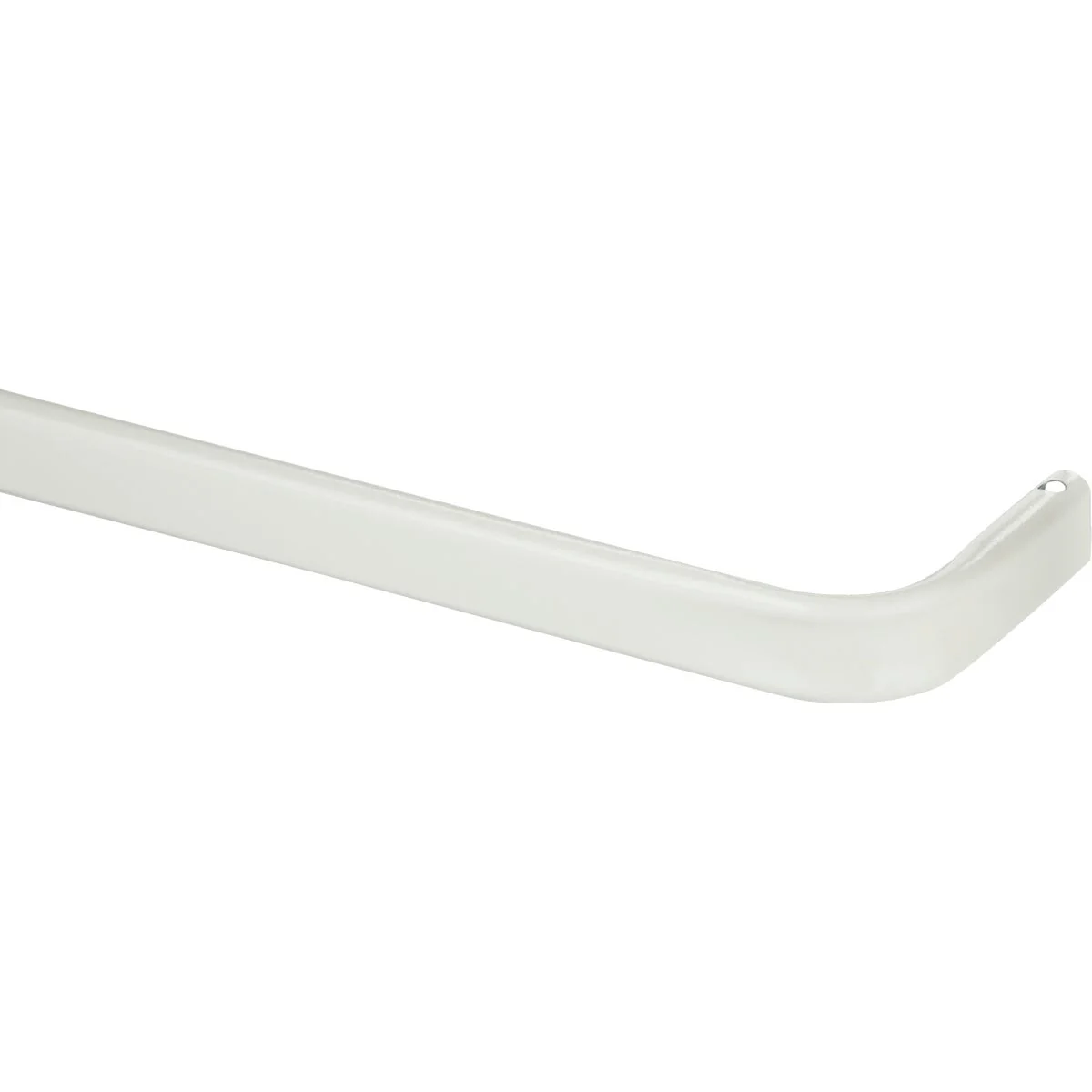 Professional Kenney 18 In. To 28 In. 1 In. Single Curtain Rod White Safe