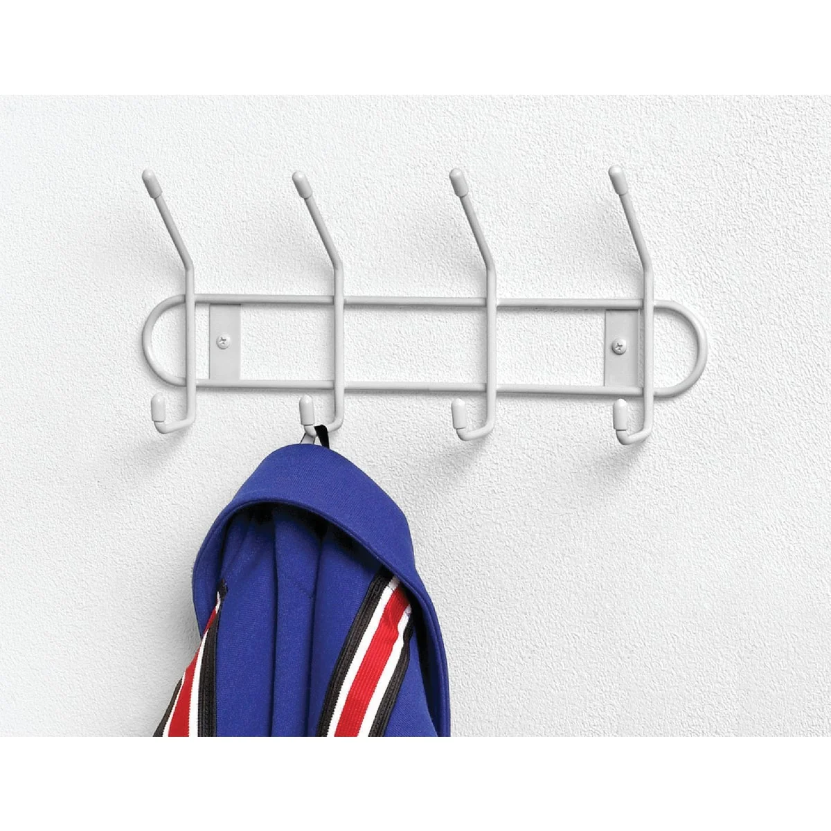 Luxury Spectrum White 4 Hook Rail Trusted