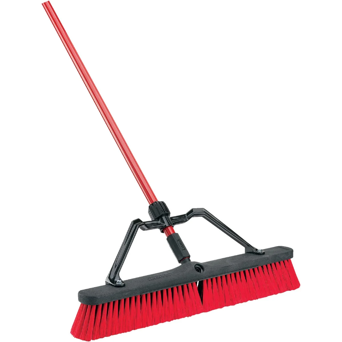 Artisan Libman 24 In. W. x 64 In. L. Steel Handle Multi-Surface Heavy-Duty Medium Sweep Push Broom Premium
