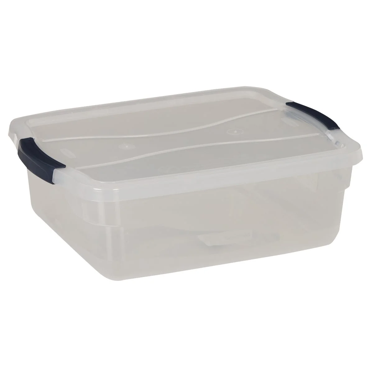 Minimalist Rubbermaid 16 Qt. Cleverstore Clear Tote Modern