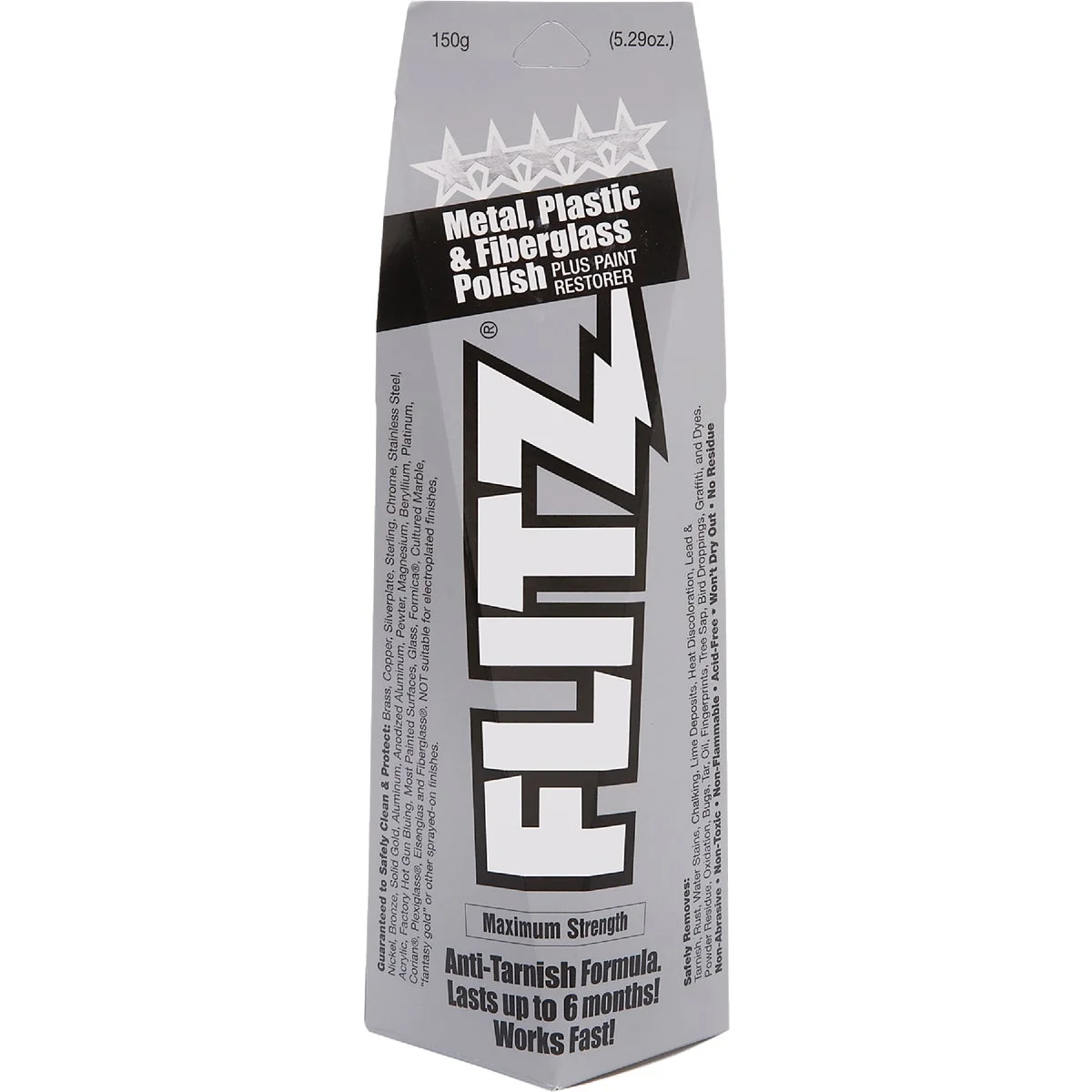 Responsible Flitz 5.29 Oz. Metal Plastic Fiberglass Paste Polish Lightweight