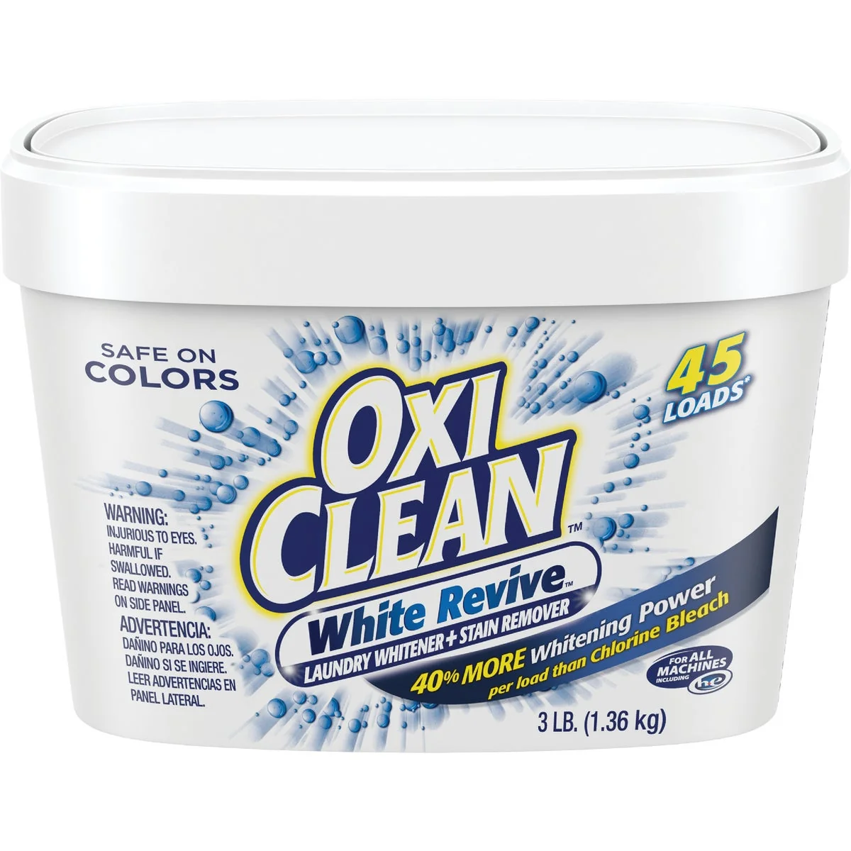 Certified OxiClean White Revive 3 Lb. Laundry Whitener and Stain Remover Smooth