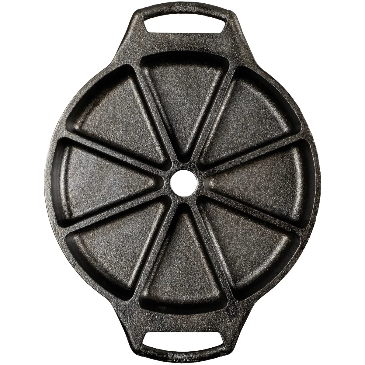 Elegant Lodge Wedge Cast Iron Cornbread Pan Classic