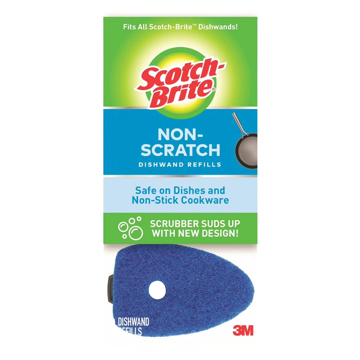 Superior 3M Scotch-Brite Dishwand Scrubber Refill 2-Pack Sophisticated