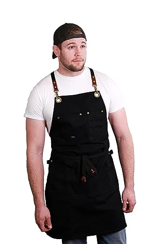 Minimalist Canvas Kitchen Apron for Cooking Easy-to-Use